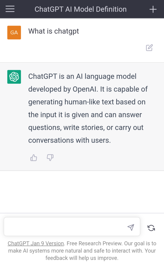 what is ChatGPT 