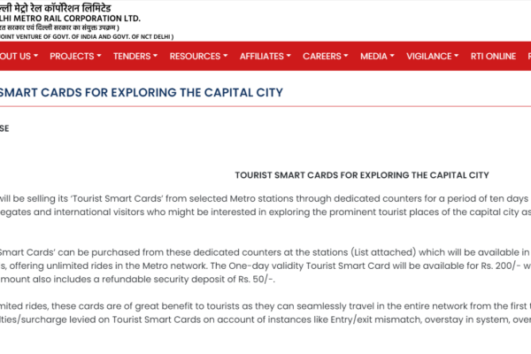 TOURIST SMART CARDS